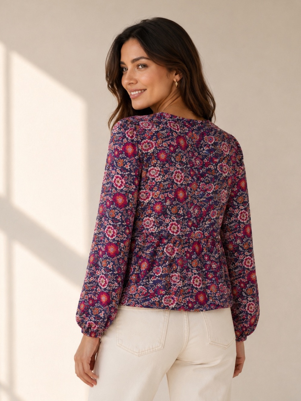 🎉LAST PIECE 🎉LUCKY BRAND Camille Top - Picture 2 of 10